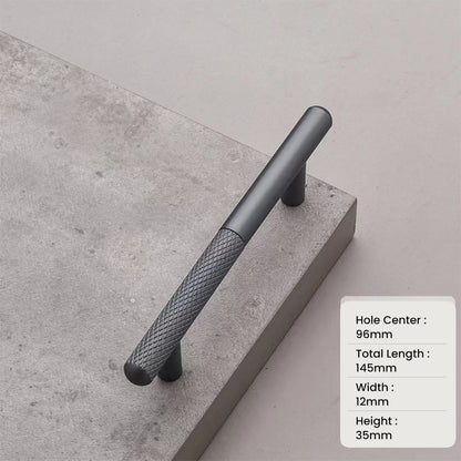 Comforsyco Stylish Patchwork Knurled Wardrobe Pulls