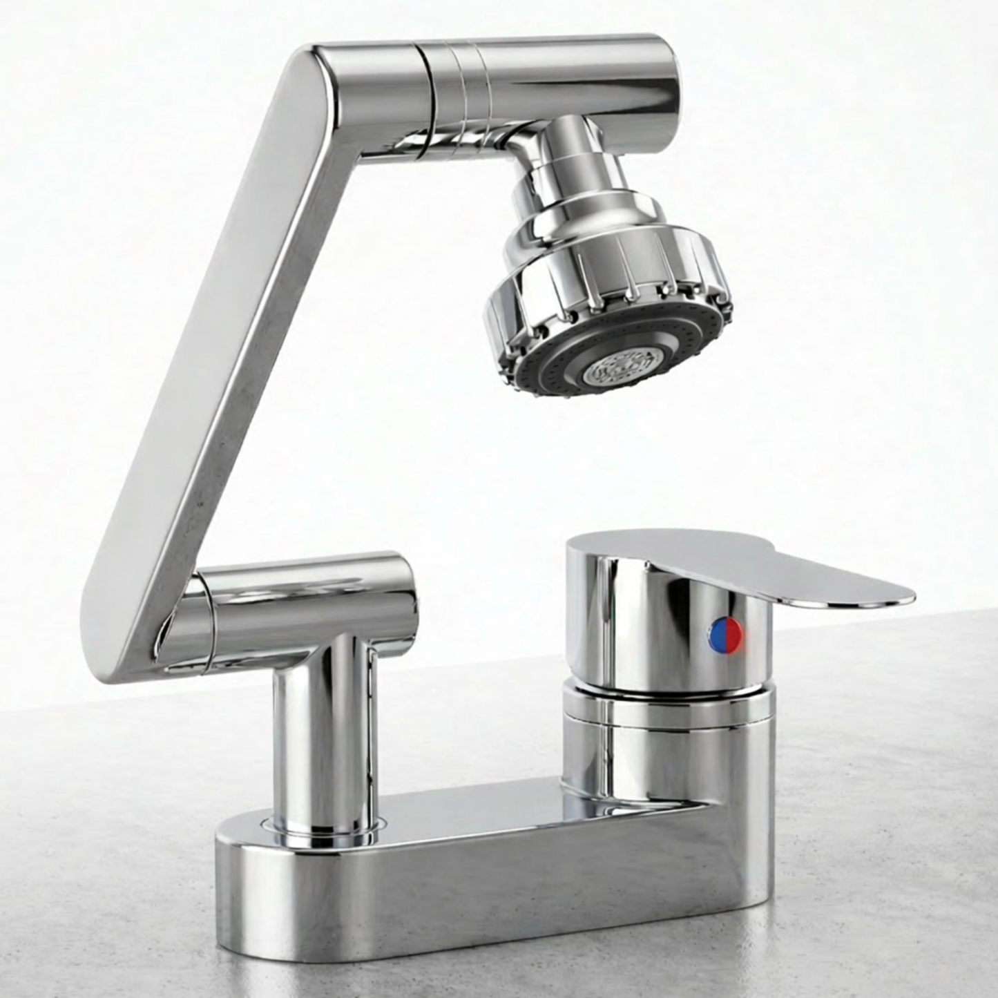Swivora 2-Mode Rotating Nozzle Bathroom Sink Faucet