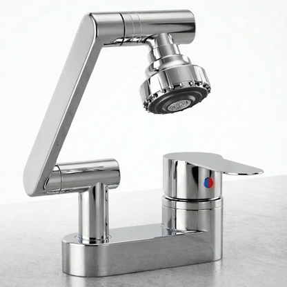 Swivora 2-Mode Rotating Nozzle Bathroom Sink Faucet