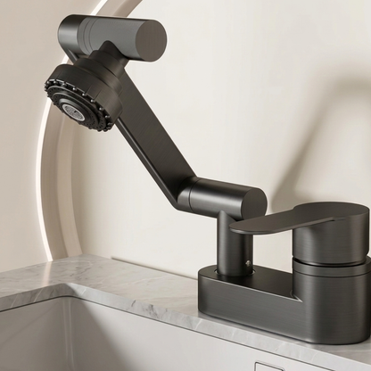 Swivora 2-Mode Rotating Nozzle Bathroom Sink Faucet