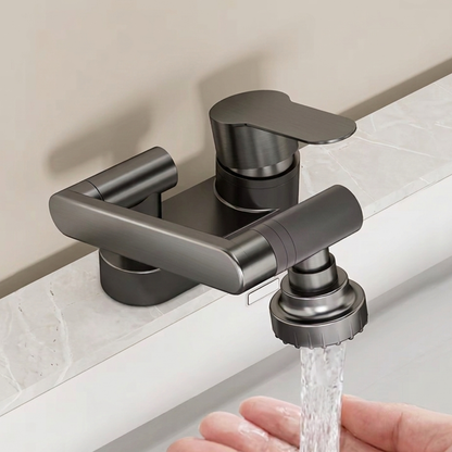 Swivora 2-Mode Rotating Nozzle Bathroom Sink Faucet