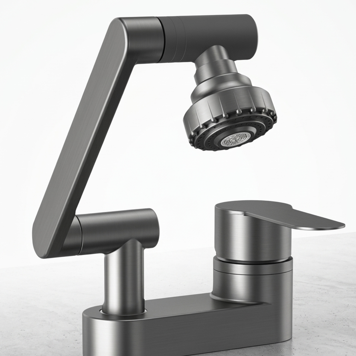 Swivora 2-Mode Rotating Nozzle Bathroom Sink Faucet