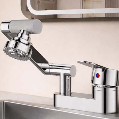 Swivora 2-Mode Rotating Nozzle Bathroom Sink Faucet