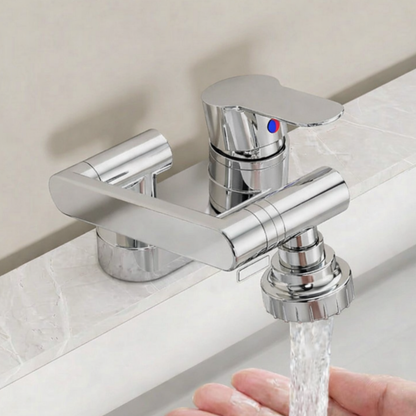 Swivora 2-Mode Rotating Nozzle Bathroom Sink Faucet