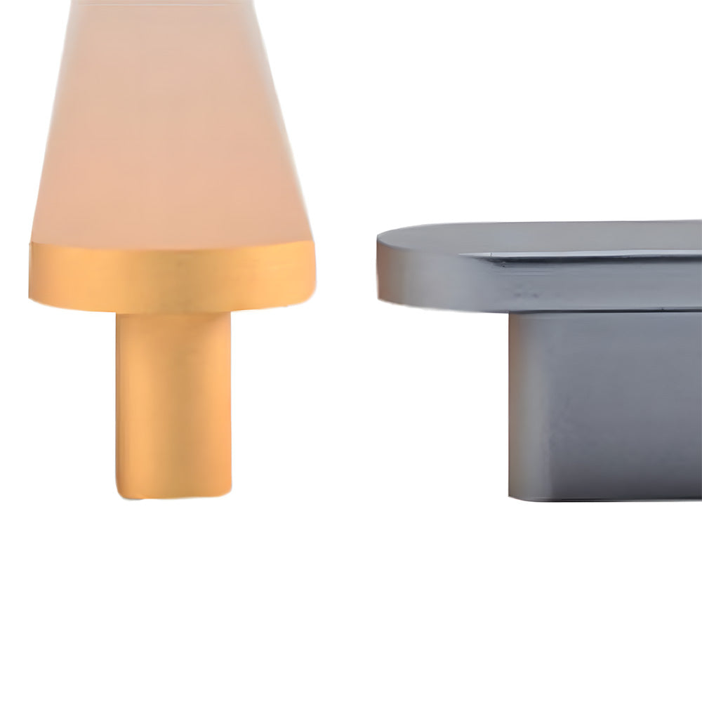 Comforsyco T-Shaped Aluminum Alloy Cabinet Handles for Wardrobes