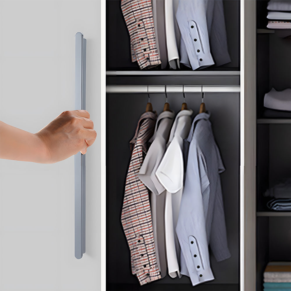 Comforsyco T-Shaped Aluminum Alloy Cabinet Handles for Wardrobes