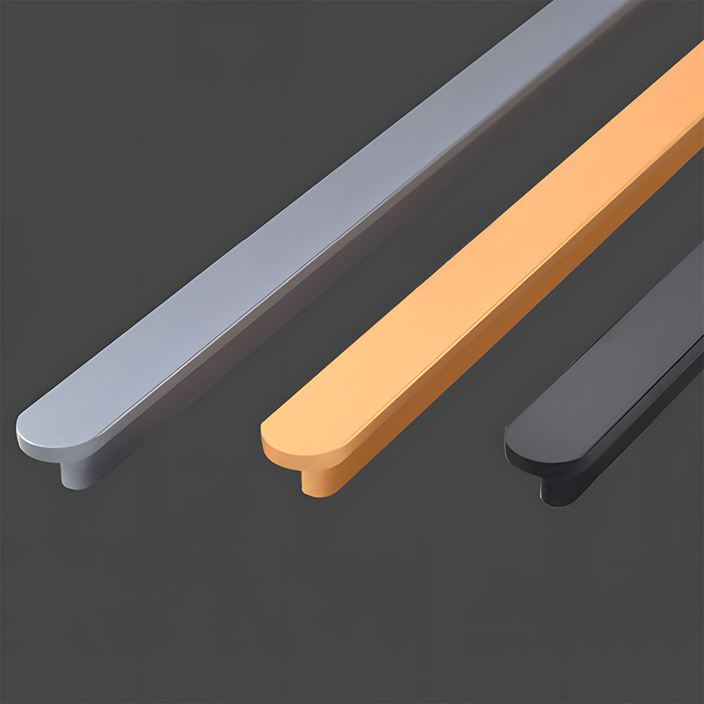 Comforsyco T-Shaped Aluminum Alloy Cabinet Handles for Wardrobes