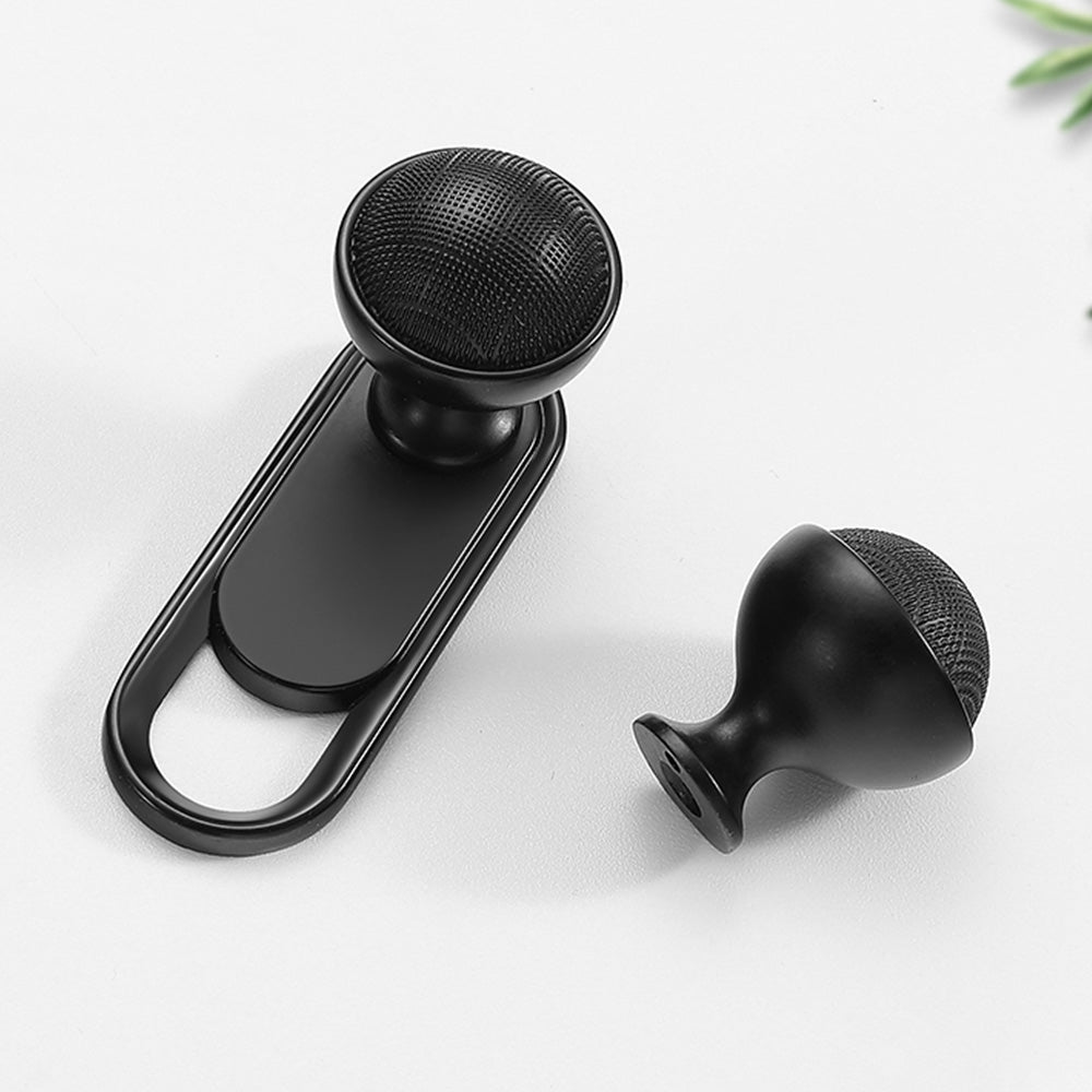 Comforsyco Textured Brass Cabinet Handles and Knobs in Gold / Black