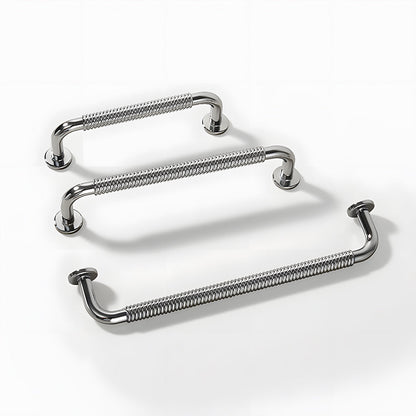 Comforsyco Threaded Ribbed Cabinet Handles and Pulls for Wardrobes