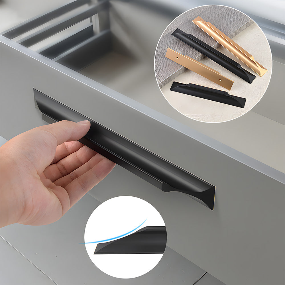 Comforsyco Trapezoidal Recessed Cabinet Pulls and Drawer Handles
