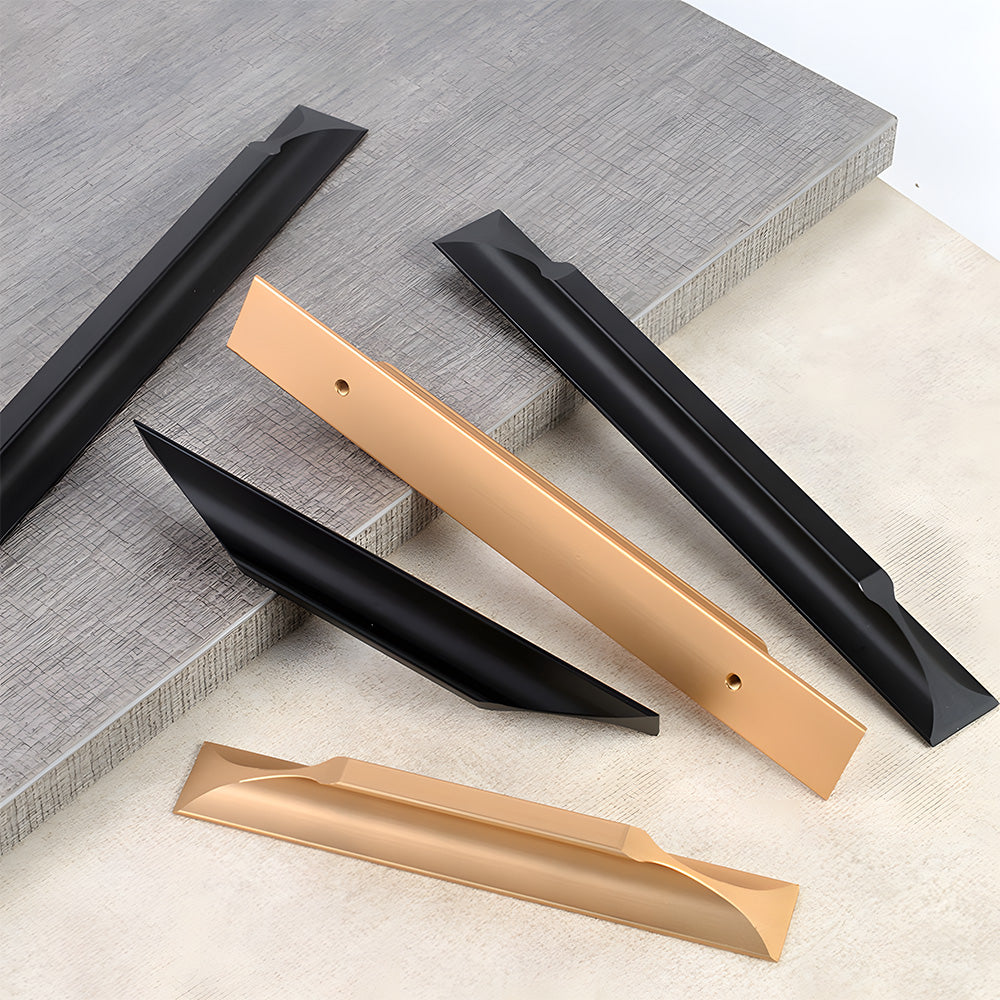 Comforsyco Trapezoidal Recessed Cabinet Pulls and Drawer Handles