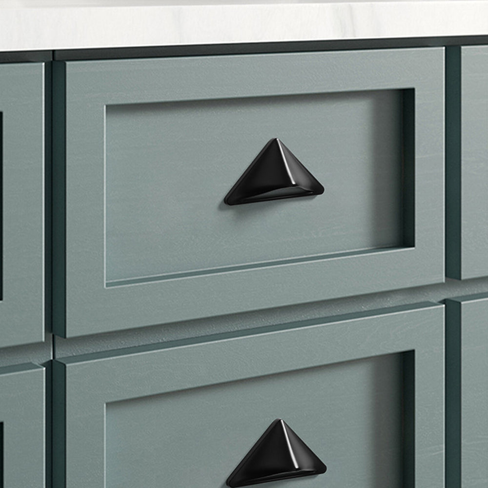 Comforsyco Triangular Geometric Cabinet Pulls and Drawer Handles