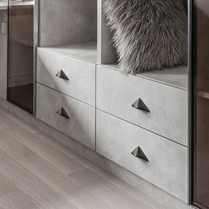 Comforsyco Triangular Geometric Cabinet Pulls and Drawer Handles