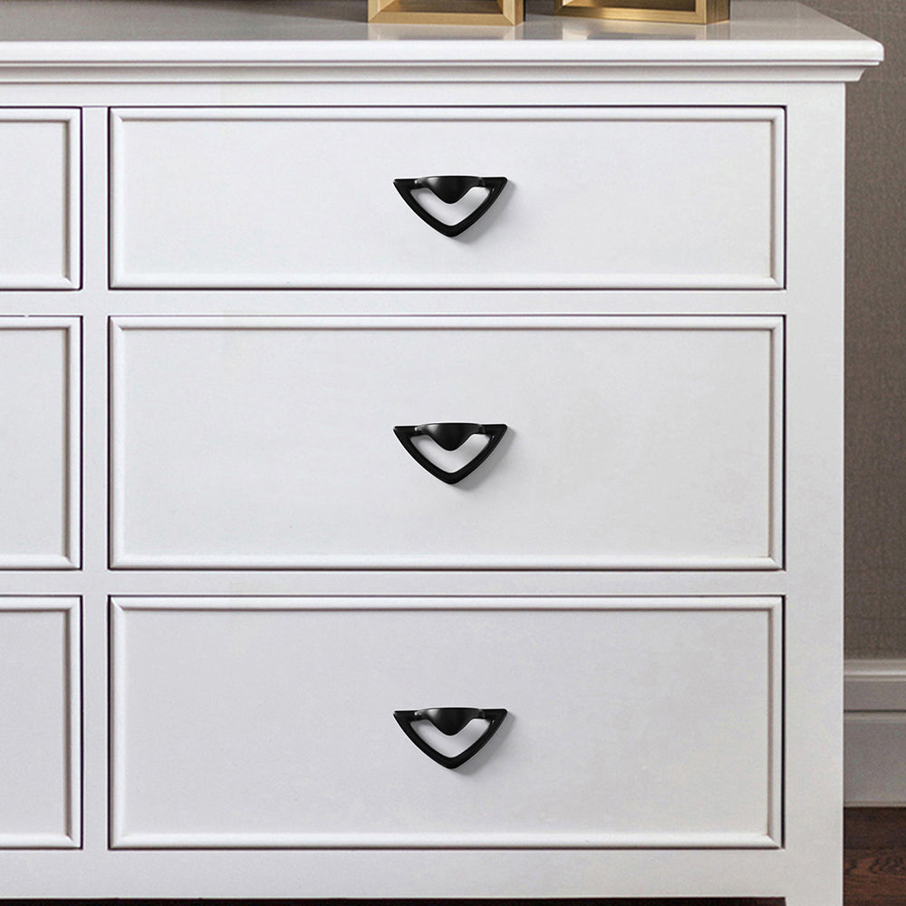 Comforsyco Triangular Geometric Cabinet Pulls and Drawer Handles