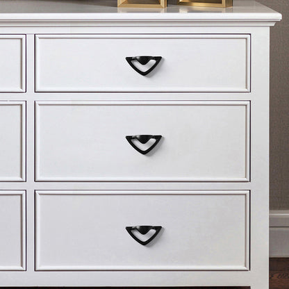 Comforsyco Triangular Geometric Cabinet Pulls and Drawer Handles