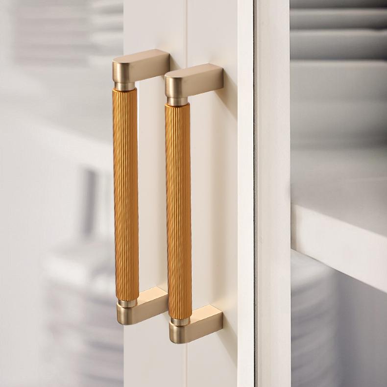 Comforsyco Two-Color Splicing Aluminum Alloy Cabinet Pulls