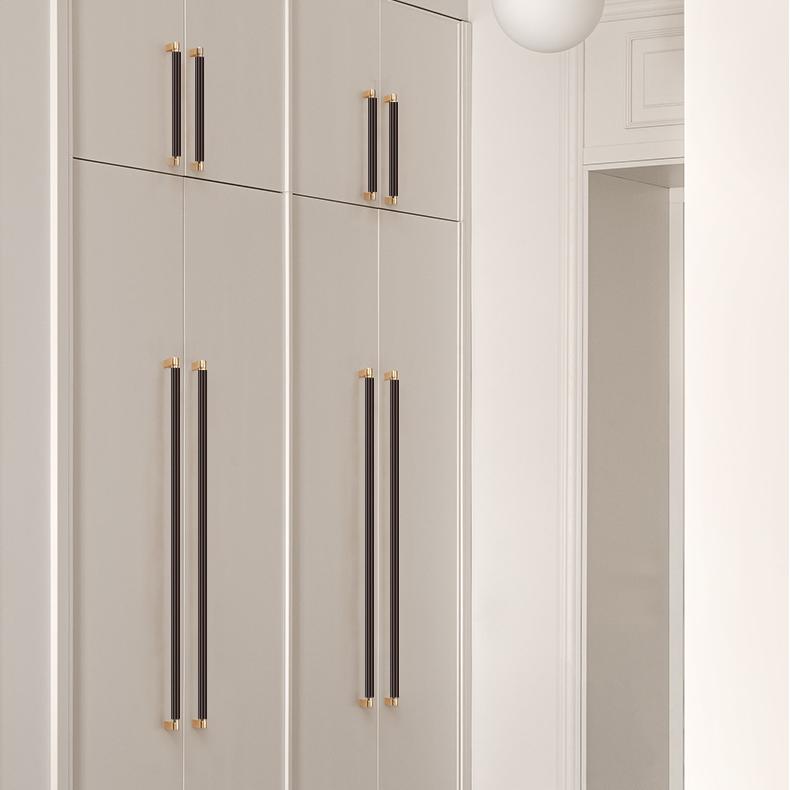 Comforsyco Two-Color Splicing Aluminum Alloy Cabinet Pulls