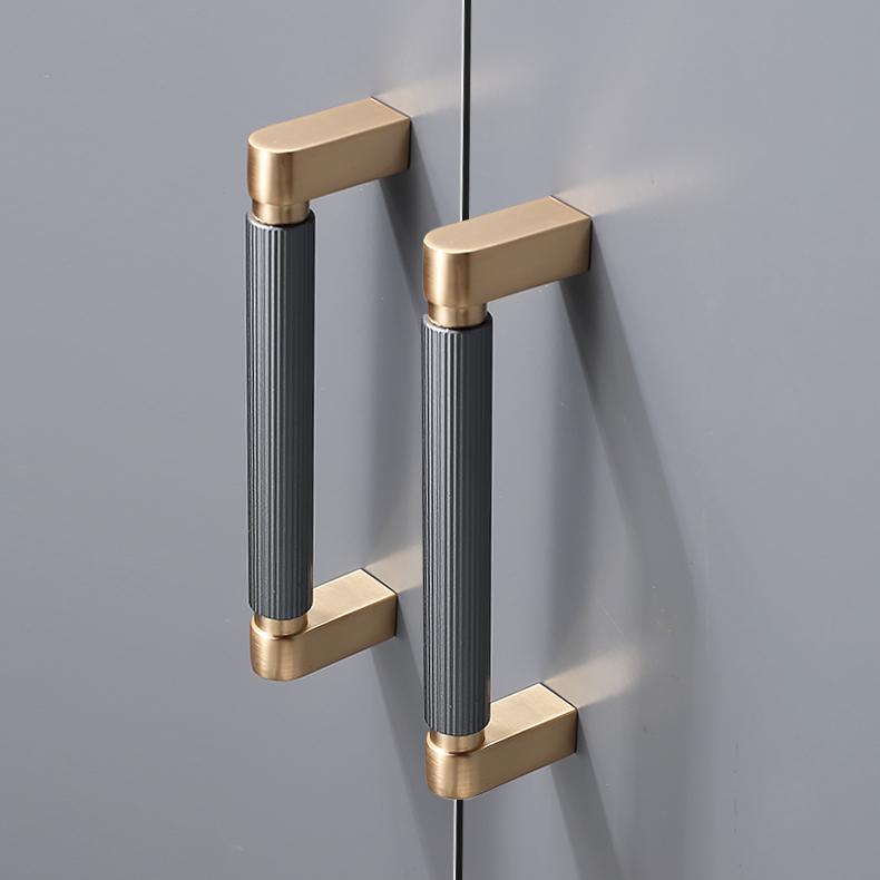 Comforsyco Two-Color Splicing Aluminum Alloy Cabinet Pulls