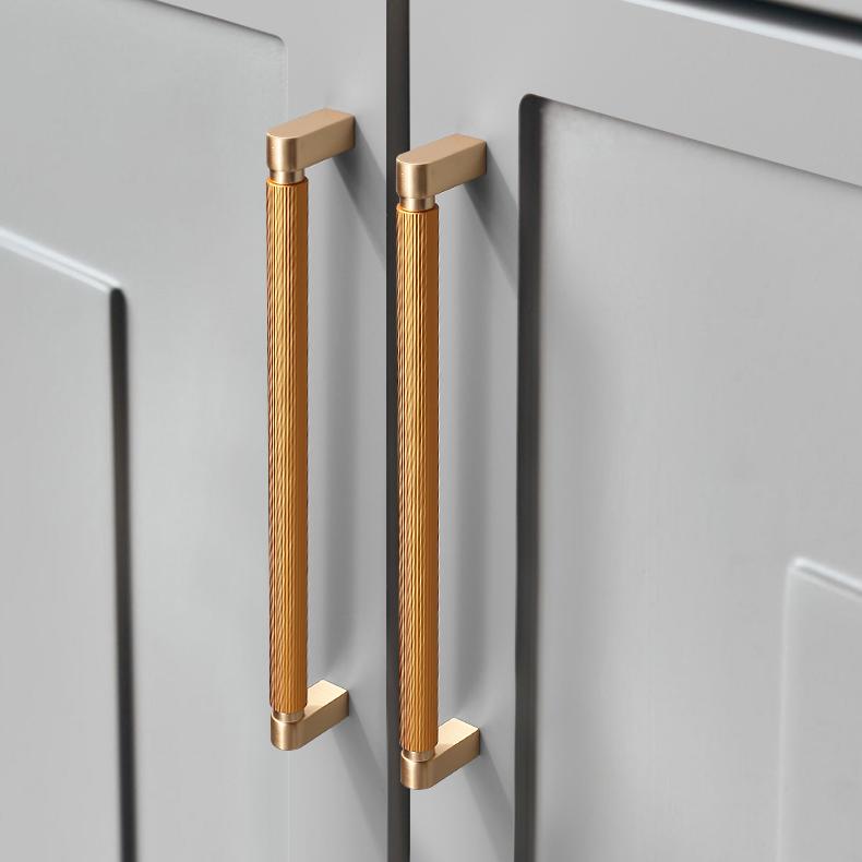 Comforsyco Two-Color Splicing Aluminum Alloy Cabinet Pulls