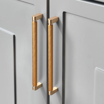 Comforsyco Two-Color Splicing Aluminum Alloy Cabinet Pulls