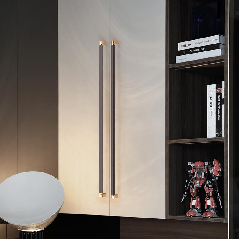 Comforsyco Two-Color Splicing Aluminum Alloy Cabinet Pulls