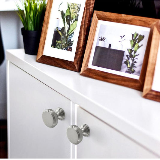 Comforsyco Two-Tone Brass Cabinet Pulls and Knobs