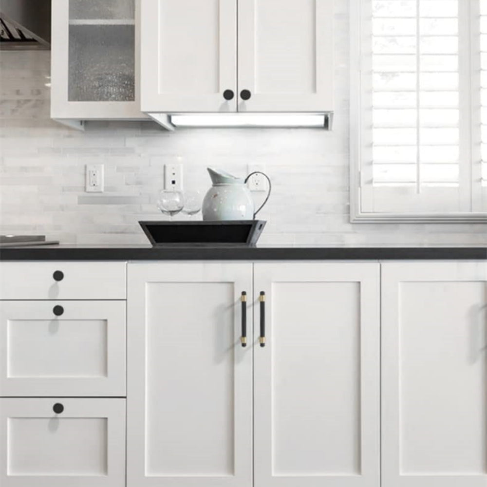 Comforsyco Two-Tone Brass Cabinet Pulls and Knobs