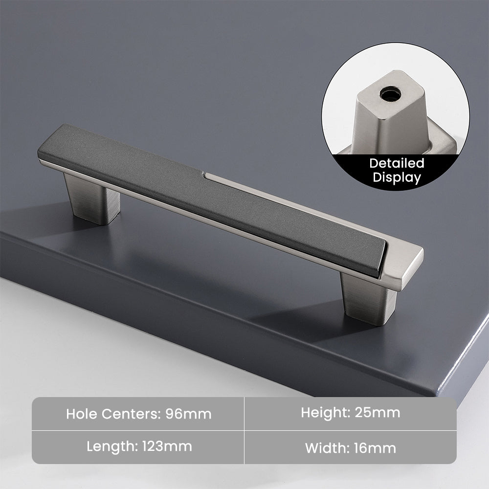 Comforsyco Two-Tone Cabinet Handles, Drawer Pulls, and Matching Knobs