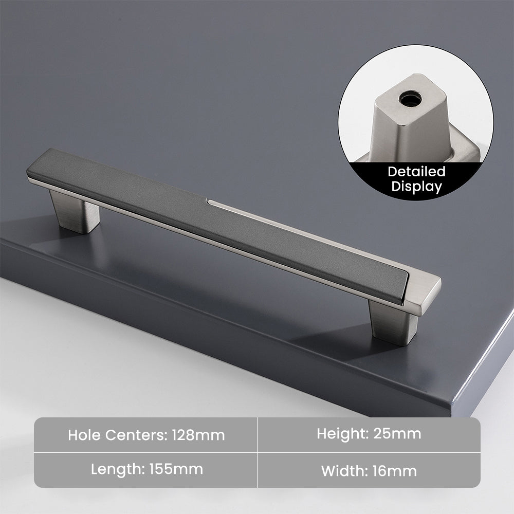 Comforsyco Two-Tone Cabinet Handles, Drawer Pulls, and Matching Knobs