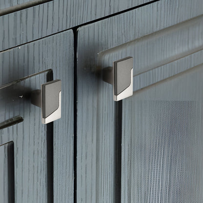 Comforsyco Two-Tone Cabinet Handles, Drawer Pulls, and Matching Knobs