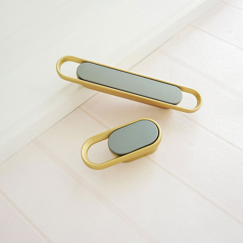 Comforsyco Two-Tone Cabinet Pull Handles and Matching Knobs