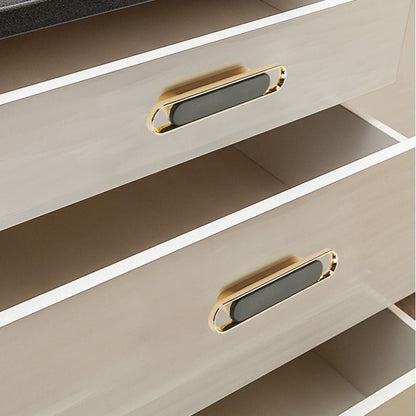 Comforsyco Two-Tone Cabinet Pull Handles and Matching Knobs