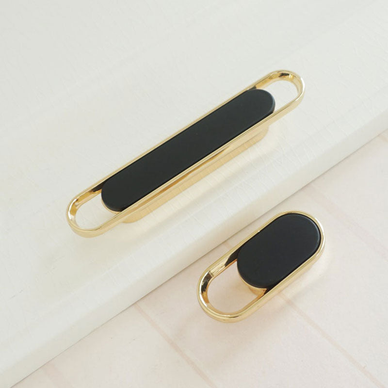Comforsyco Two-Tone Cabinet Pull Handles and Matching Knobs