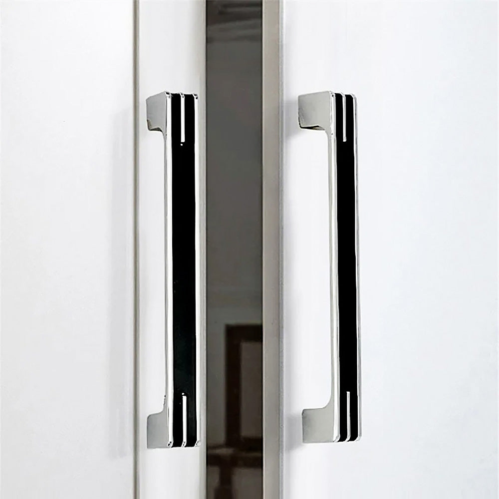 Comforsyco Two-Tone Chrome Cabinet Pulls with Knob Option