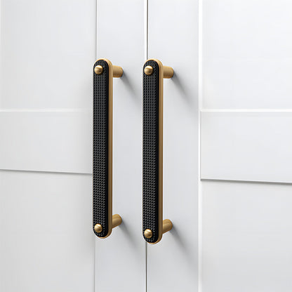 Comforsyco Two-Tone Gold Cabinet Handles, Drawer Pulls and Knobs