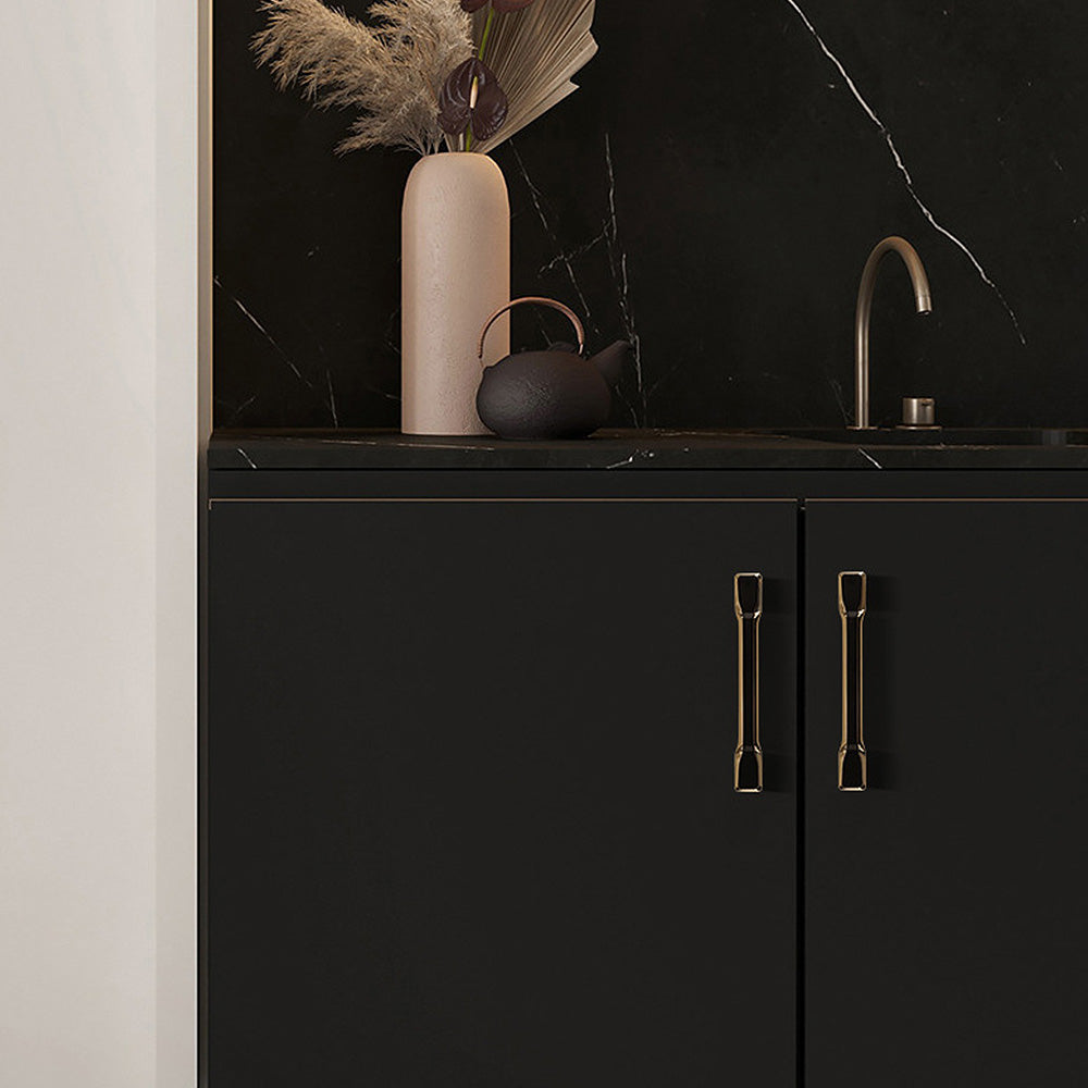 Comforsyco Two-Tone Gold Cabinet Pulls and Knobs