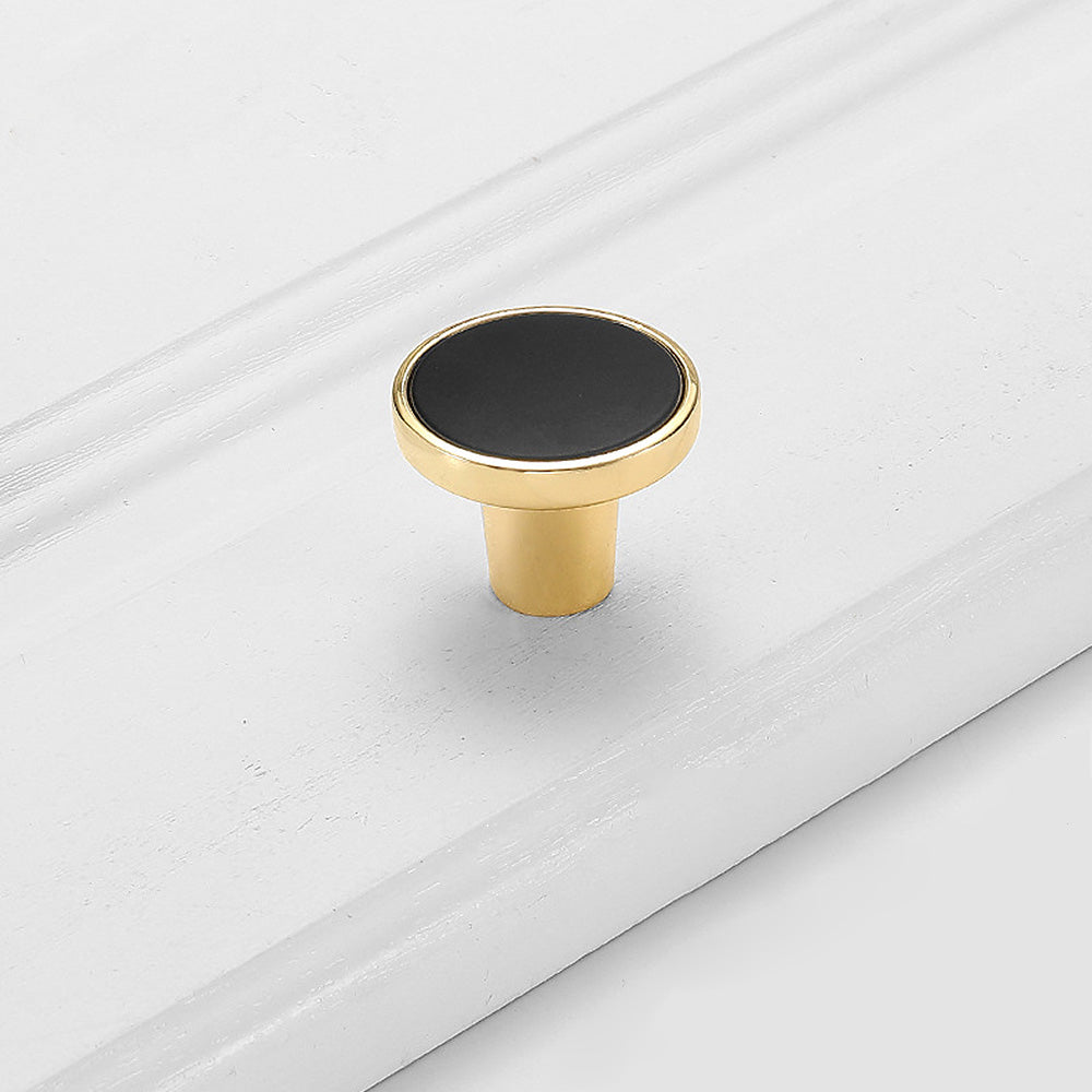 Comforsyco Two-Tone Gold Cabinet Pulls and Knobs