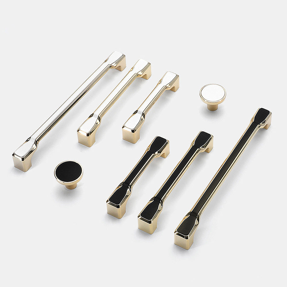 Comforsyco Two-Tone Gold Cabinet Pulls and Knobs