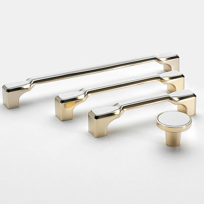 Comforsyco Two-Tone Gold Cabinet Pulls and Knobs
