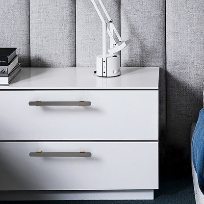 Comforsyco Two-Tone Gray Drawer Pulls and Cabinet Handles
