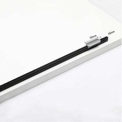 Comforsyco Two-Tone Grooved Aluminum Cabinet Pulls and Door Handles