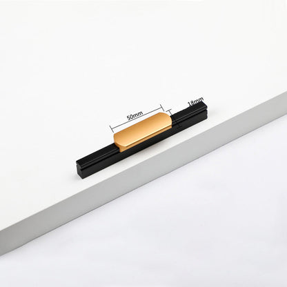 Comforsyco Two-Tone Grooved Aluminum Cabinet Pulls and Door Handles