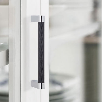 Comforsyco Two-Tone Knurled Cabinet Pulls and Knobs