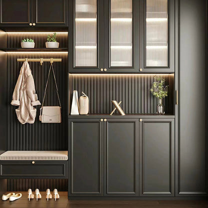 Comforsyco Two-Tone Knurled Cabinet Pulls and Knobs