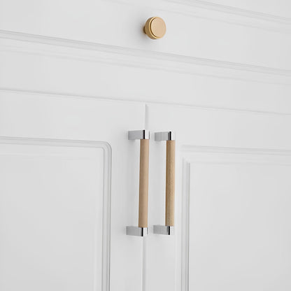 Comforsyco Two-Tone Knurled Cabinet Pulls and Knobs