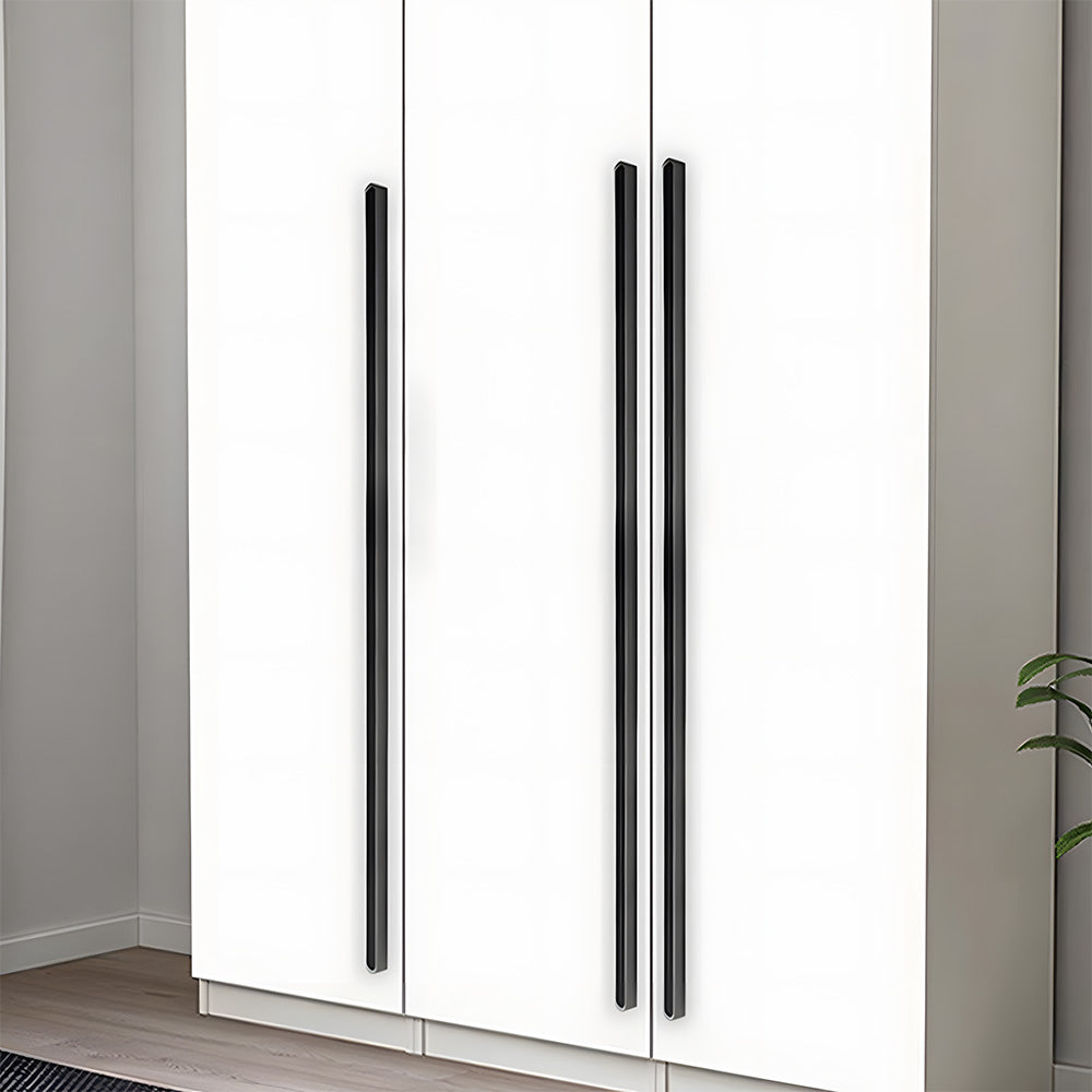 Comforsyco Two-Tone Leather Cabinet Pulls and Door Handles