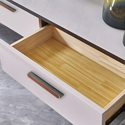 Comforsyco Two-Tone Leather Cabinet Pulls and Door Handles