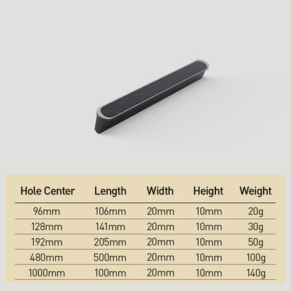 Comforsyco Two-Tone Leather Cabinet Pulls and Door Handles