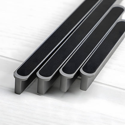 Comforsyco Two-Tone Leather Cabinet Pulls and Door Handles