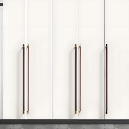 Comforsyco Two-Tone Ribbed Aluminum Alloy Cabinet and Drawer Pulls